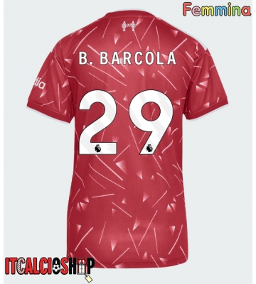 Liverpool Bradley Barcola #29 Prima Maglia Femmina 2026-27 Manica Corta